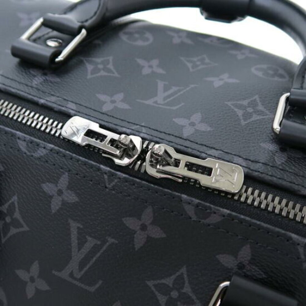 Louis Vuitton Monogram Eclipse Black Keepall Band… - image 6